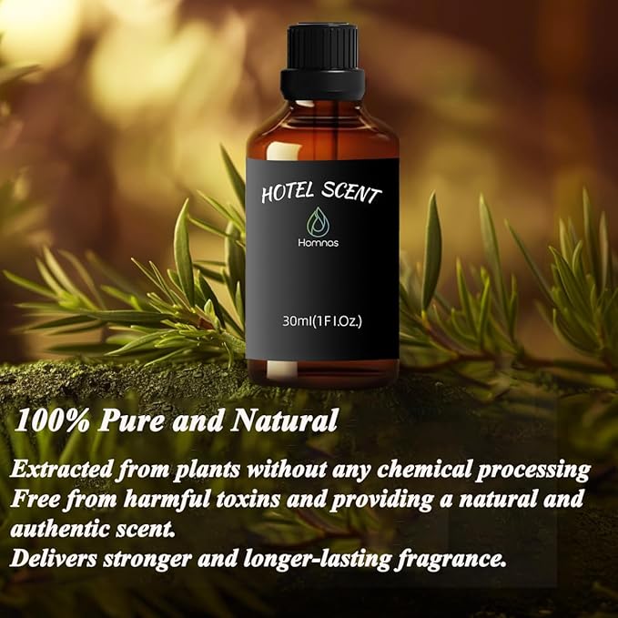 Jasmine Serenity Essential Oil, Hotel Diffuser Oil, Home Luxury & Hotel Scents for Diffuser, 30ML Pure Diffuser Oil with Jasmine, and Orange Flower for Aromatherapy