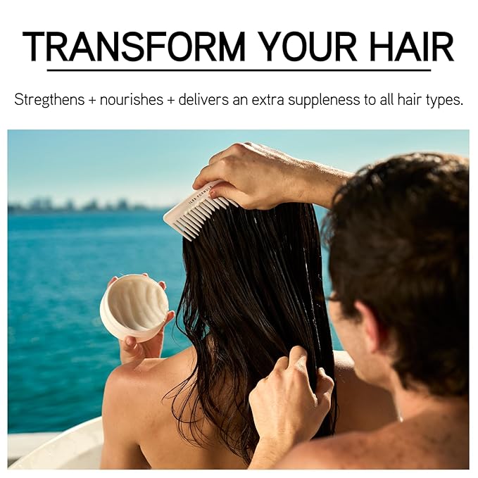 ILES FORMULA Hair Mask – Deep Conditioning Hair Treatment for Dry, Damaged, Frizzy Hair - Lightweight Hair Repair Mask with Tucuma Butter, Macroloba Seed, Vitamins B5 & E | Hydrating, Color-Safe