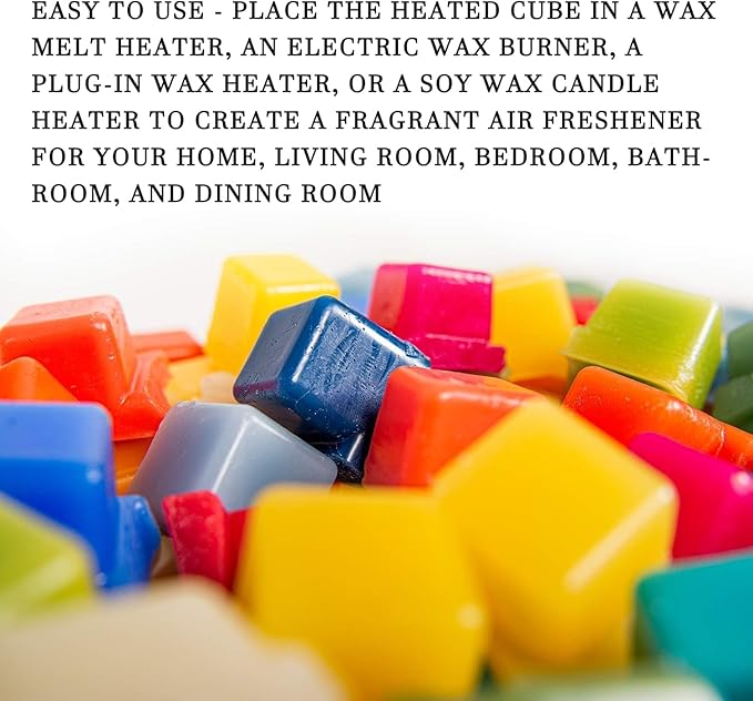 8 Natural Soy Wax fire-Free Aromatherapy Cube Gift Box, containing 8 Kinds of fragrances Such as bluebells, are Safe and Pleasant, Helping You Create Aromatic Space.