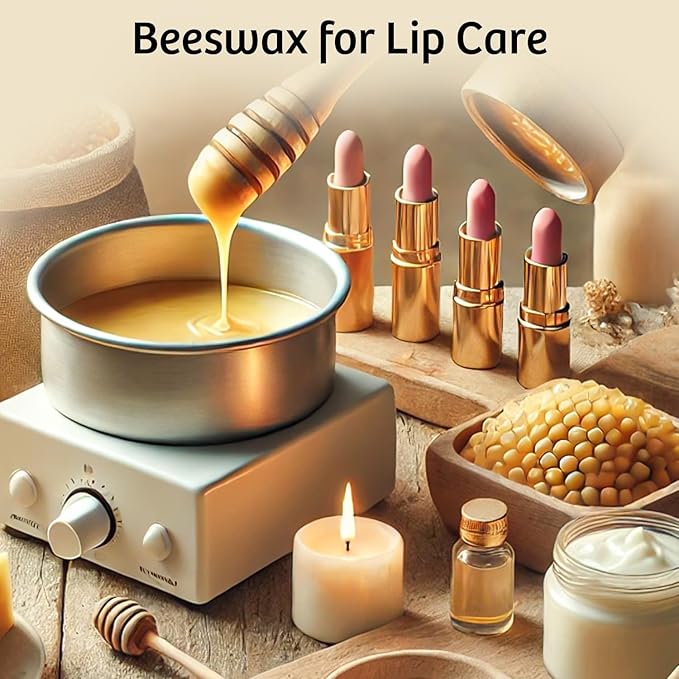 Beeswax Pellets for Candle Making – 5lb/10lb/40lb – Natural Beeswax for Candles, Lip Balms, and Skincare – Yellow Beeswax for DIY Projects – Ideal for Beginners and Experts（40lb）