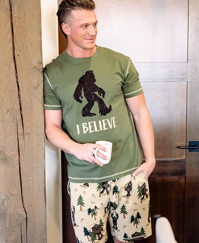 Lazy One Pajama Shorts for Men, Men's Pajama Bottoms, Sleepwear