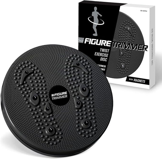 Daiwa Felicity Figure Trimmer Ab Twister Board - Waist Twister Machine for Core & Abs Exercise - Waist Twisting Fitness Tool, Dizzy Disc Twist Board for Slimming Workout & Reflexology