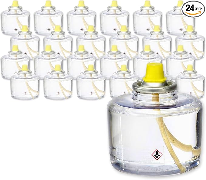 Hollowick 22 Hour Highlight Disposable Liquid Candle - HD3622-HL (24/case) - NOT for Home Consumer USE