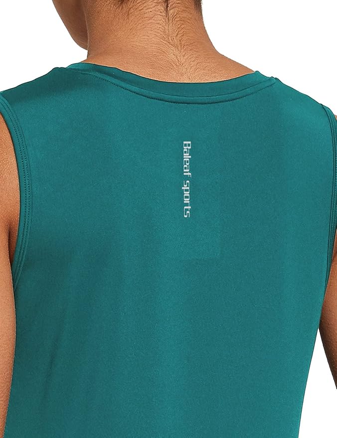 baleaf Workout Tank Tops for Women Sleeveless Running Athletic Loose Fit Yoga Tops Active Shirts Sports Gym Exercise