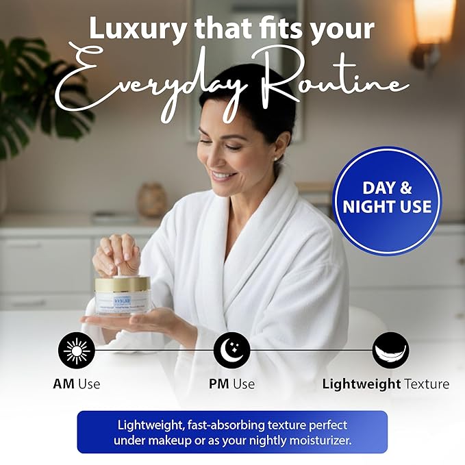 SkinScience HydroShield Dream Cream 3.4 oz – Advanced Moisturizer with Retinol, Peptides and Ceramides for Smooth Radiant Skin, Improved Elasticity and Deep Hydration – Doctor Developed, Cruelty Free