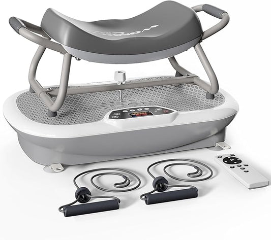 Wonder Core Vibration Plate Exercise Machine for Weight Loss, Power Shake Plate Vibration Plate for Lymphatic Drainage, Vibrating Plate for Whole Body Fitness Equipment Exercise Equipment for Home