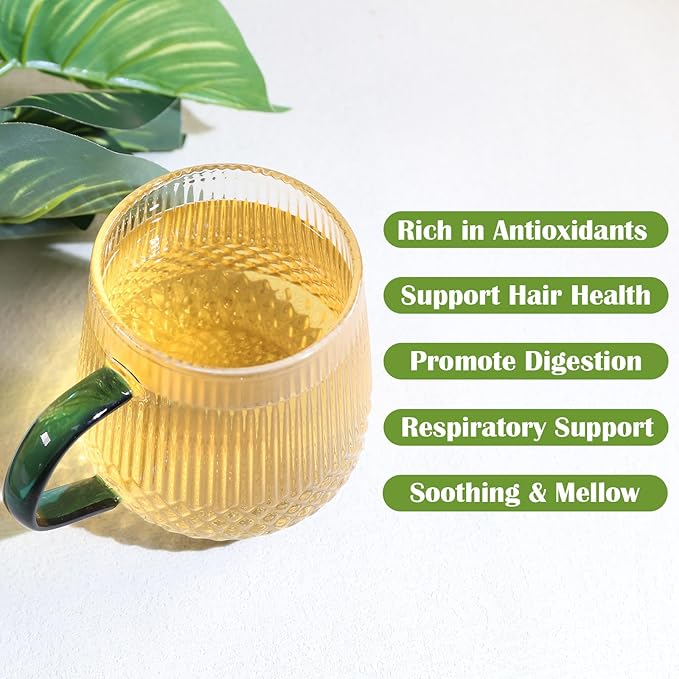 FullChea - Sage Tea Bags - 30 Count X 1.5g - Premium Natural Cut & Sifted Sage Leaf - Non-GMO - Caffeine-free - Rich in Antioxidants & Respiratory Support