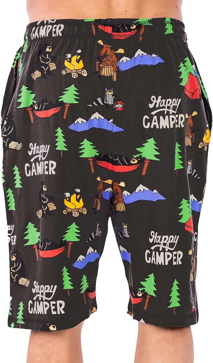 Lazy One Pajama Shorts for Men, Men's Pajama Bottoms, Sleepwear