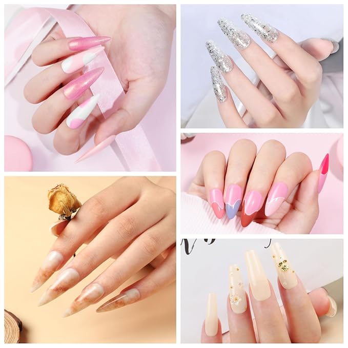 COSCELIA 52pcs Gel Nail Polish Kit with U V light 35 Colors Fall Gel Polish Set Cream Color Collection 5PC Top Base Coat Nail Art Manicure Kit for Beginners with Everything Gifts for Women