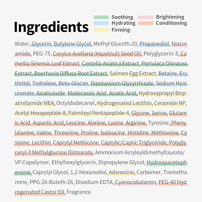 1.618 Salmon Firming Sleeping Mask for Women 11 Korean Ingredients Night Moisturizer Face Cream 100g Golden Ratio Formula Lightweight Texture Hydrating Overnight Masks Skin Care for Radiant Glow