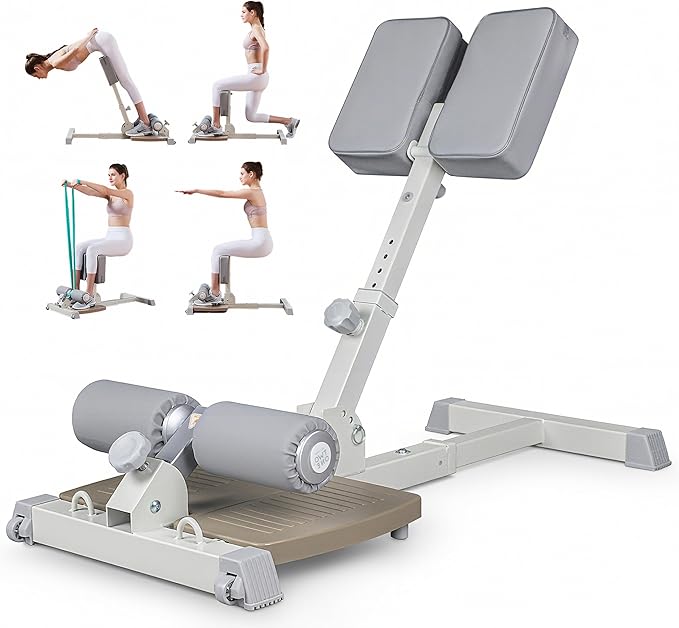 leikefitness Sissy Squat Machine, Deluxe Multi-Function Deep Sissy Squat Bench Workout Station, Leg Exercise Machine for Home Gym