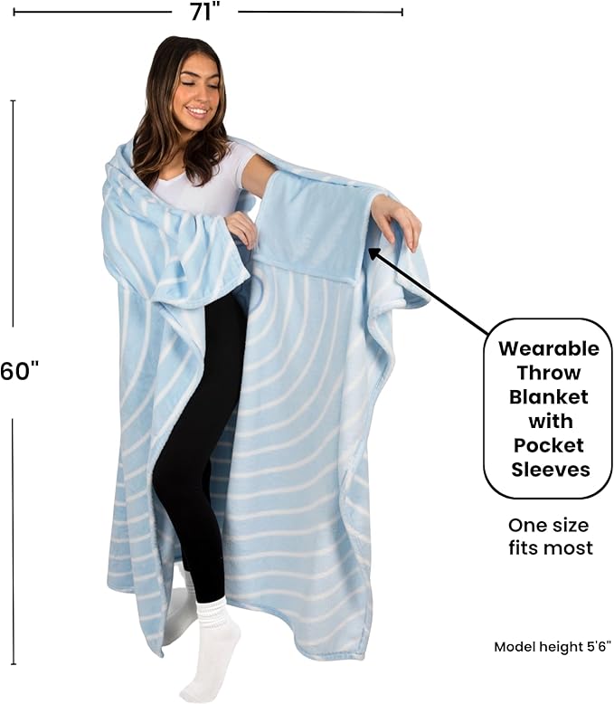 Wearable Blankets for Women, Adult Wearable Blanket Men, Top Christmas Gifts for Women, Wife Birthday Gift Ideas