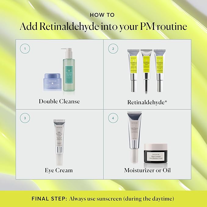 Naturium Retinaldehyde Cream Serum 0.10%, Advanced Anti-Aging & Smoothing Potent Face & Skin Care, 1.7 oz