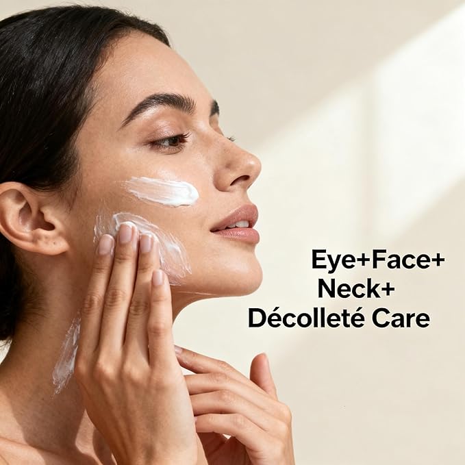 Instant Neck Firming Cream Face Tight Firm Lift Moisturizer Women Men- Collagen & Tripeptide AH-8 Updated Formula For Eye Décolleté Firming Cream for Visible Tightening -Sensitive Skin - Day & Night