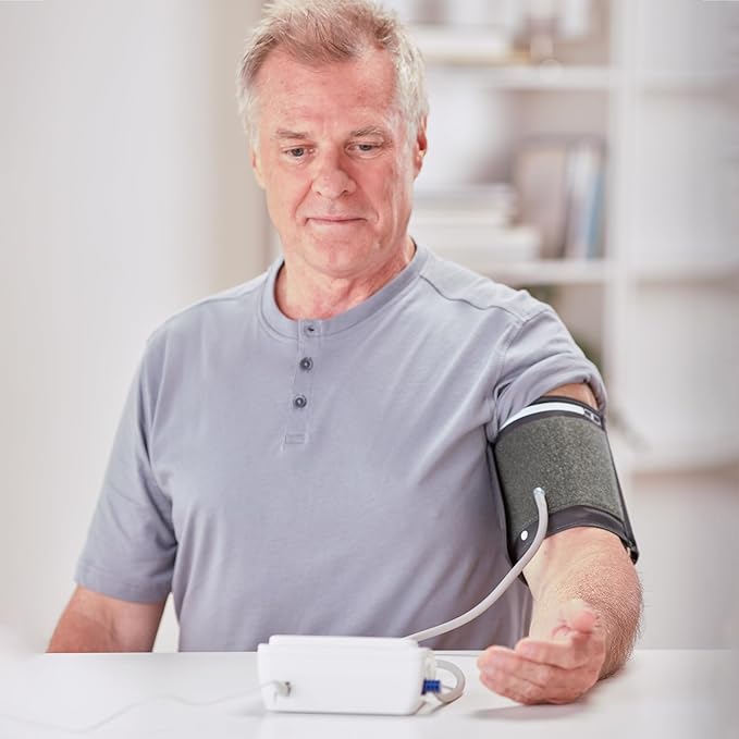 A&D Medical Multi-User Blood Pressure Monitor for Home Use UA-767FAC – Wide Range Cuff (8.6-16.5” / 22-42cm), Easy to Use, Adult Upper Arm, 60 Readings Per User (4 Users), AC Adapter, FSA/HSA Eligible