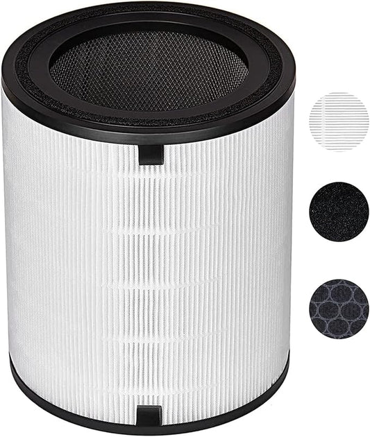 for LEVOIT LV-H133 Air Purifier Replacement Filter Set -True and Activated Carbon Filters -Compatible with Tablenco LV-H133-RF Filter Set for 3-in-1 LV-H133 Air Purifier