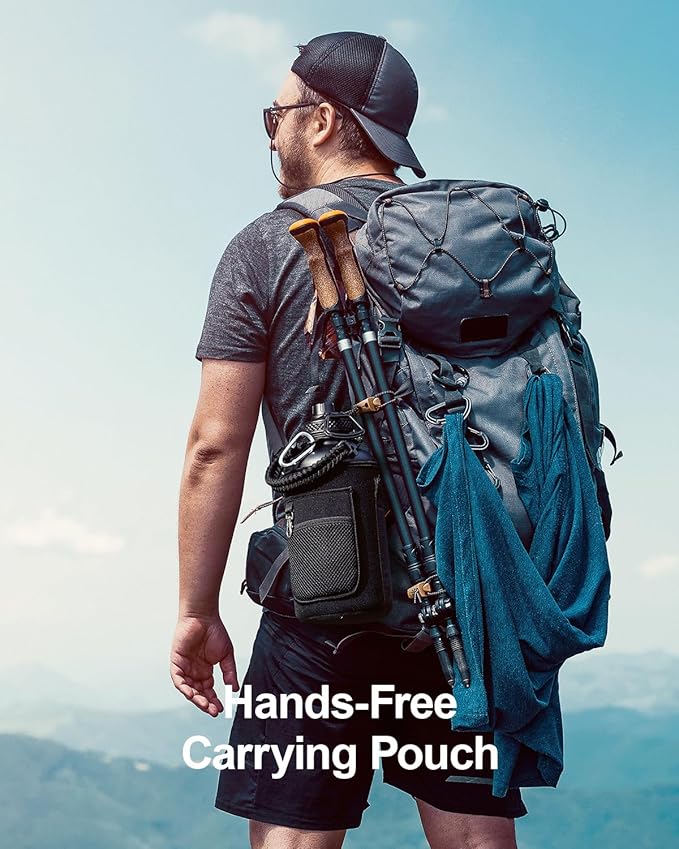 64oz Insulated Water Bottle,Half Gallon Water Flask Stainless Steel Vacuum, Cold for 48 Hrs,BPA-Free & Leakproof -with Paracord Handle,Strap,Straw Spout Lids,Large Jug for Gym Sports,Black