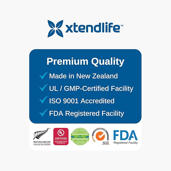 Xtendlife Multi-Xtra Multivitamin for Immune, Heart & Energy Support - 40+ Bioavailable Vitamins, Minerals, Antioxidants & Herbs - for Men, Women & Children - 30 Day Supply
