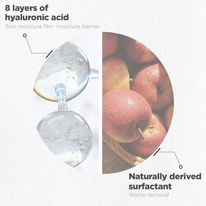 pH Hyaluron Gel Cleanser - Hyaluronic Acid Hydrating Face Wash - pH Balancing Formula for All Skin Types - Hypoallergenic Mild Makeup Cleansing Gel, 6.76 fl.oz.