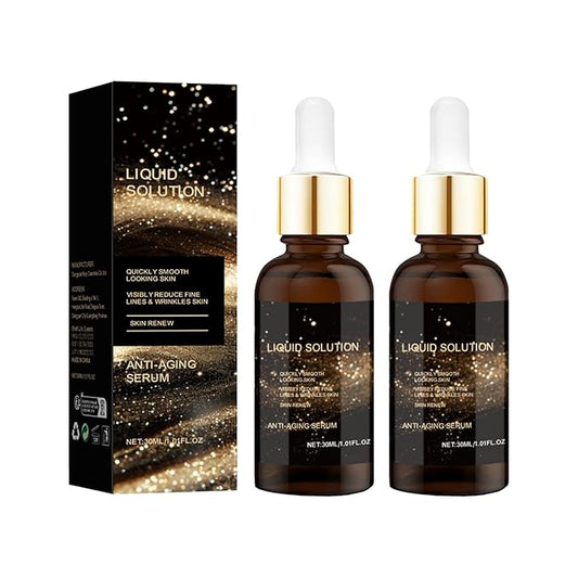 Olavita Face Serum, Liquid Solution anti Aging Serum, Vitamin C & E, Anti Aging Face Tightening, Boost Skin Collagen, Reduce Wrinkles & Plump Skin. 2pcs