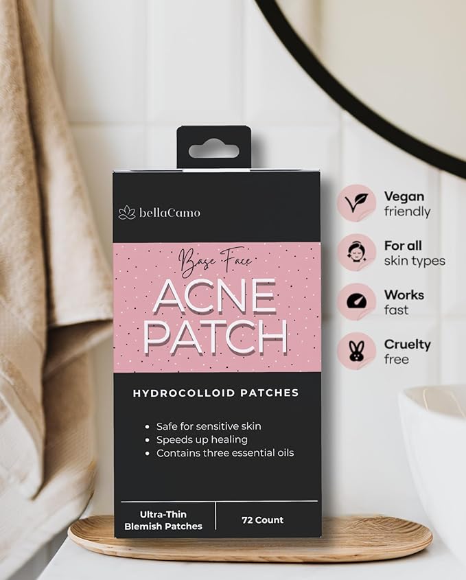 Pimple Patches- Advanced Acne Treatment For Zits and Blemishes. Hydrocolloid Spot Treatment with Salicylic Acid & Tea Tree Oil- Pimple Patch for Face- 72 ct