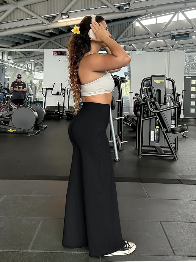 YEOREO Workout Leggings Womens No Front Seam Straight Leggings 29" / 31.5" / 33" High Waist Buttery Eddiy Gym Yoga Pants