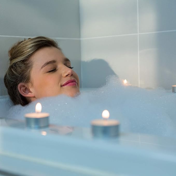 Tealight Candles - 8 Hours Long time Burning, White Votive Smokeless European Tea Light Unscented Candles for Shabbat, Weddings, Christmas,Home Decorative - 300 Packs