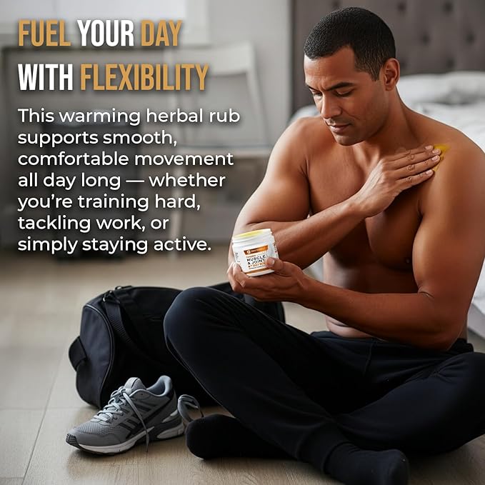 AM/PM Herbal Muscle & Joint Rub Bundle – AM for Mobility & Flexibility, PM for Recovery & Relaxation – All-Day Comfort, CO₂ Extracted, Non-Greasy