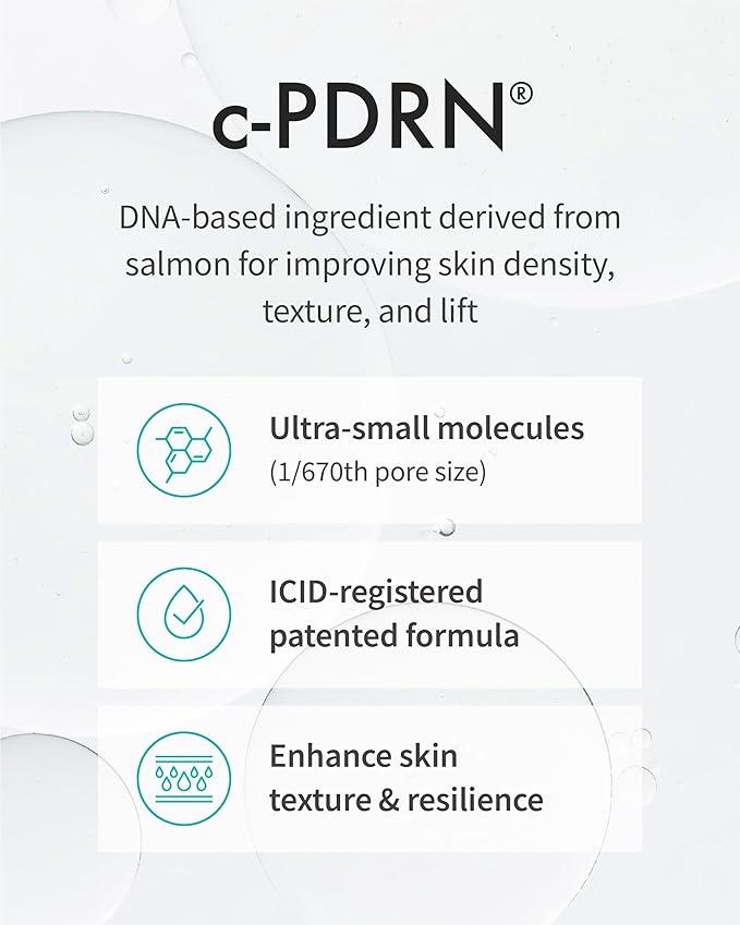 REJURAN® c-PDRN® Korean Skin Care Bundle – Turnover Ampoule Face Serum & Moisture Bubble Cleansing Water for Firming, Hydrating, Radiant Skin and Gentle Makeup Removal