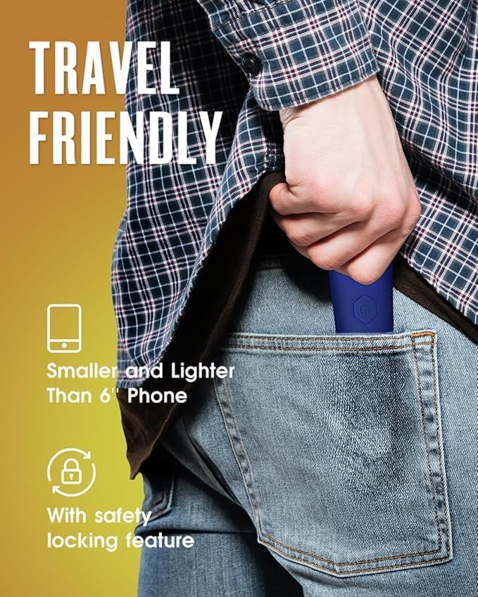 Manscaper for Men, Groin Trimmer for Men and Women, Body Hair Trimmer and Ball Trimmer with Light, Pubic Hair Shaver, Manscape Kit, 7 Precisions, Waterproof Wet / Dry Grooming, 240 Minutes Shaving