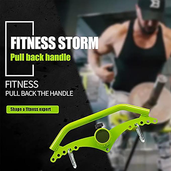 KORIKAHM Adjustable Lat Pull down Bar, Cable Machine Attachments for Gym, Home Gym Fitness T-bar Row Pulldown Attachments, Lat Pull Down Machine Wide Grip Neutral Grip Handle