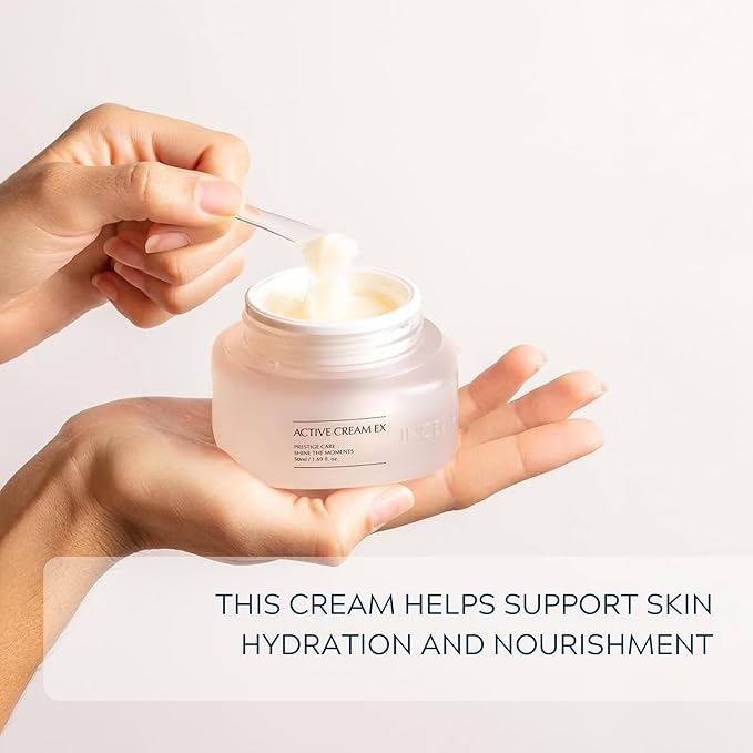 Riman Active Cream EX | Moisturizer with Korean Grown BYoungPool Leaf | Fast Absorbing & Non Greasy | Hydrating Face Cream for Sensitive Skin | Cruelty Free & Sustainable | Skin Firming Skin Care