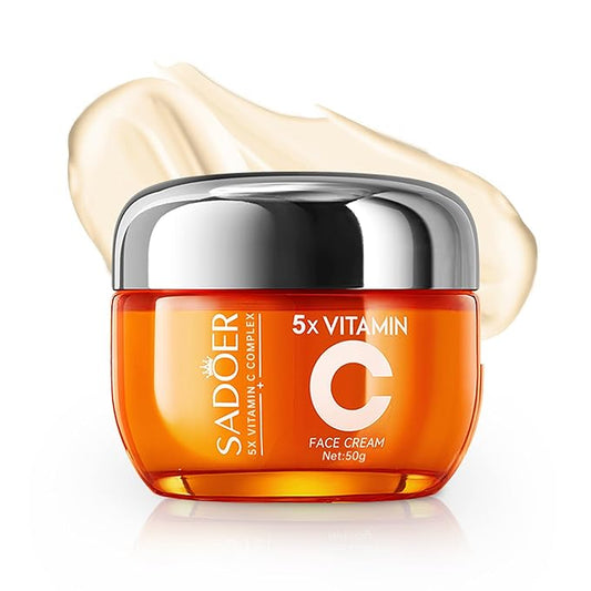 Vitamin C Face Cream,Niacinamide & Hyaluronic Acid,Hydrating Moisturizer for Glowing Skin, Dark Spot Care, Protection 50g | Tk Viral Korea Cream,Gift,Women