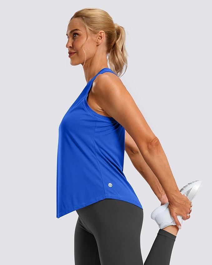 G Gradual Women's Workout Tank Tops Racerback Athletic Yoga Tops Loose Fit Sleeveless Running Gym Sports Shirts for Women