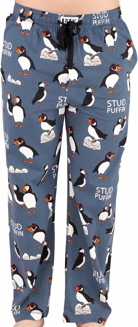 Lazy One Funny Ocean Pajama Pants For Men, Men's Separate Bottoms, Lounge Pants, Fishing PJs