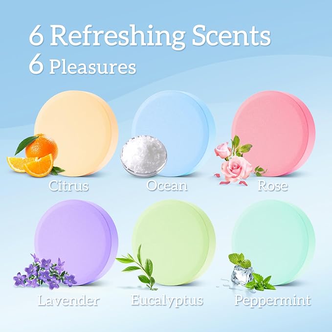 Shower Steamers 18 Count, Scented Shower Bombs with Organic & Natural Fragrance, Self-Care & Relaxation Birthday Presents for Women Who Have Everything