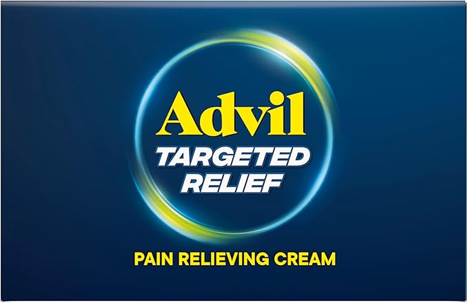 Advil Targeted Relief Pain Relieving Cream, Up to 8 Hours of Powerful Relief of Minor Arthritis Pain, Joint Pain, Lower Back Pain and Muscle Pain - 4 oz