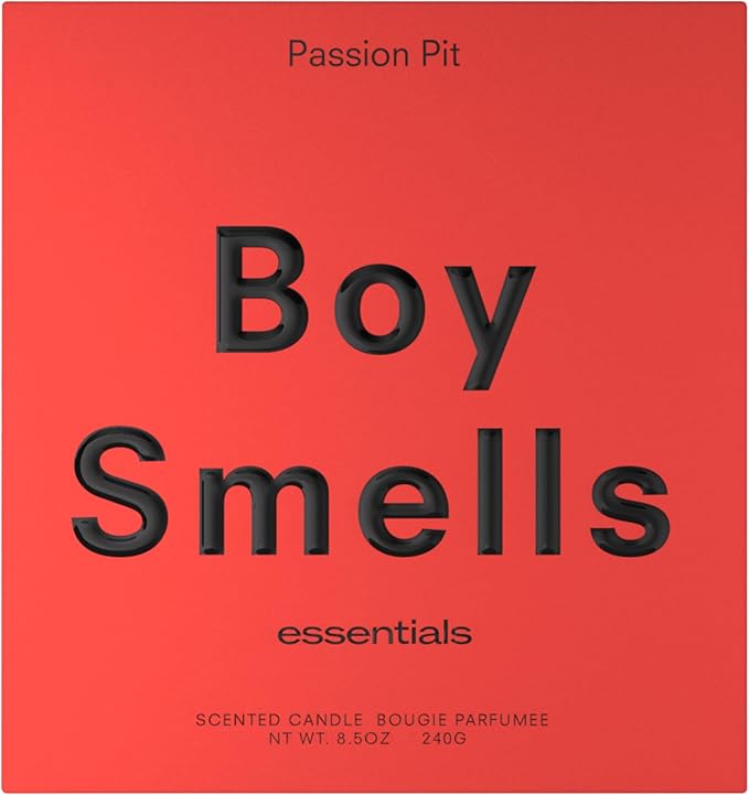 Boy Smells Passion Fruit Candle - 8.5 oz - Citrus Candle with Orange, Passion Fruit, and Blond Woods - Up to 50-Hour Burn - Cotton Wick
