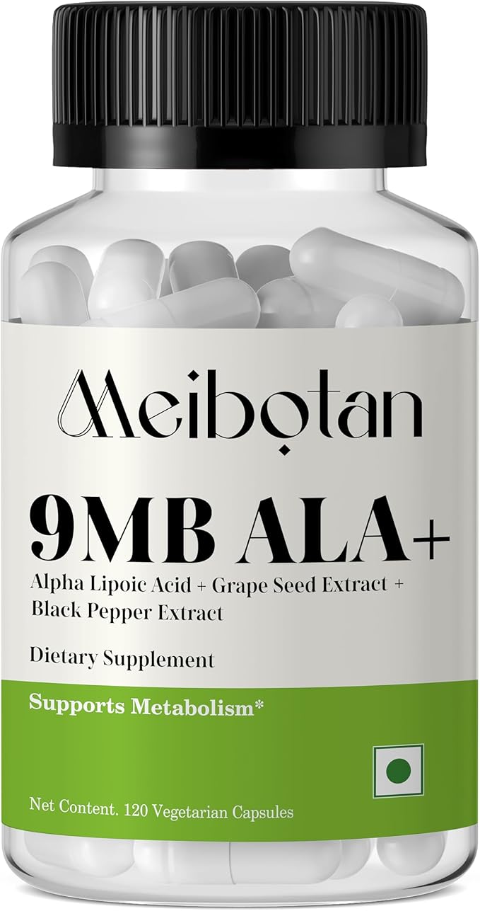 Supplements, Alpha Lipoic Acid 500 mg with Grape Seed Extract & Piperine Extra Strength, 120 Veg Capsules