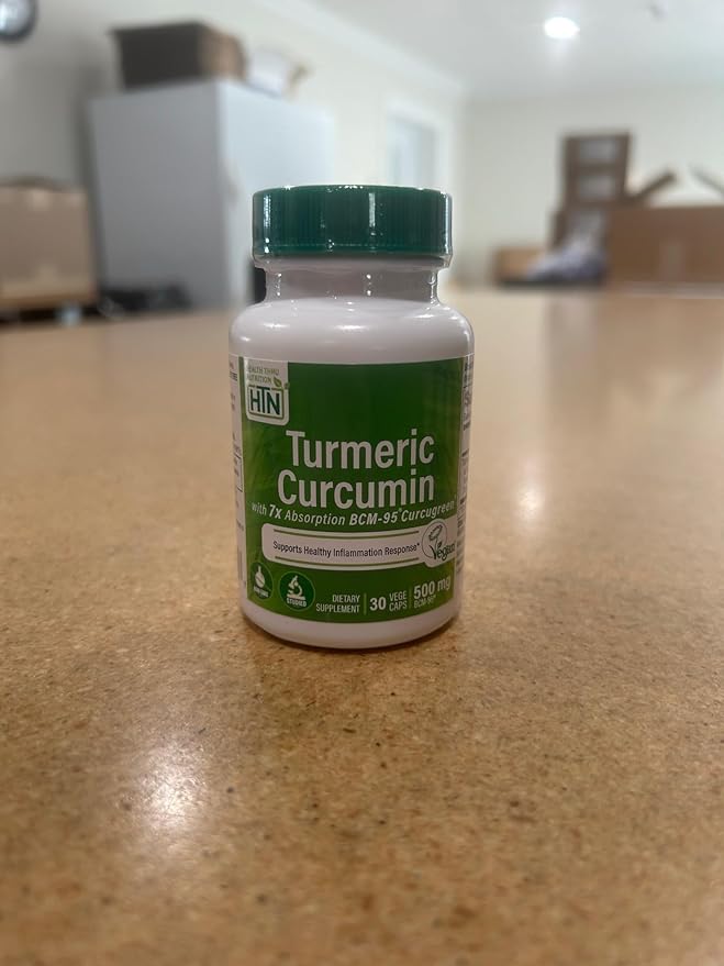 Health Thru Nutrition Turmeric Curcumin Complex 500mg | as BCM-95 Curcugreen Clinically Studied | Vegan Certified | (Non-GMO and Hypoallergenic (Pack of 30)