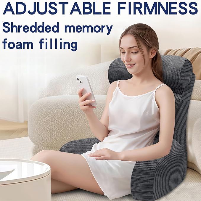 Back Pillow for Bed Sitting Up, Reading Pillow, Extra Large Arm Pillows for Adults for Back Support,Bed Pillow for Sitting up for Watching TV/Gaming/Relaxing