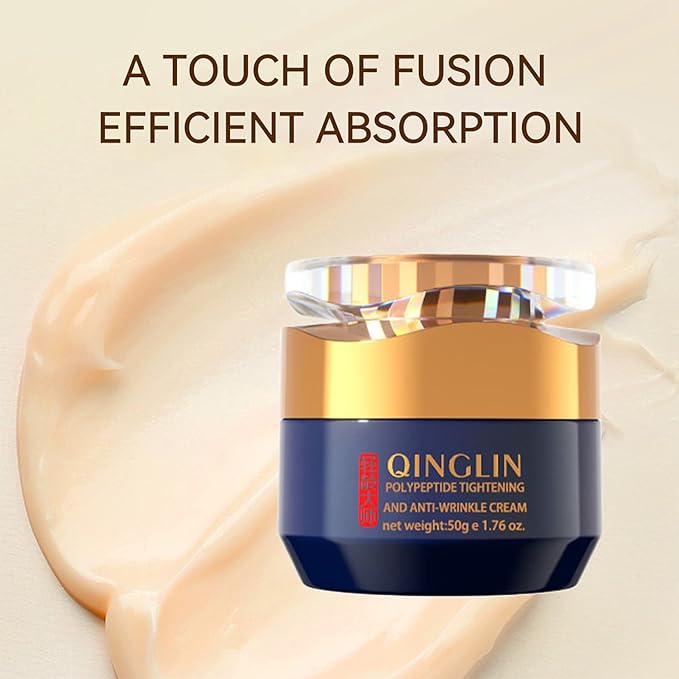 QINGLIN Polypeptide Tightening Anti-Wrinkle Cream, Firming and Smoothing Face Moisturizer， Lift & Hydrate Full Face for Youthful Skin