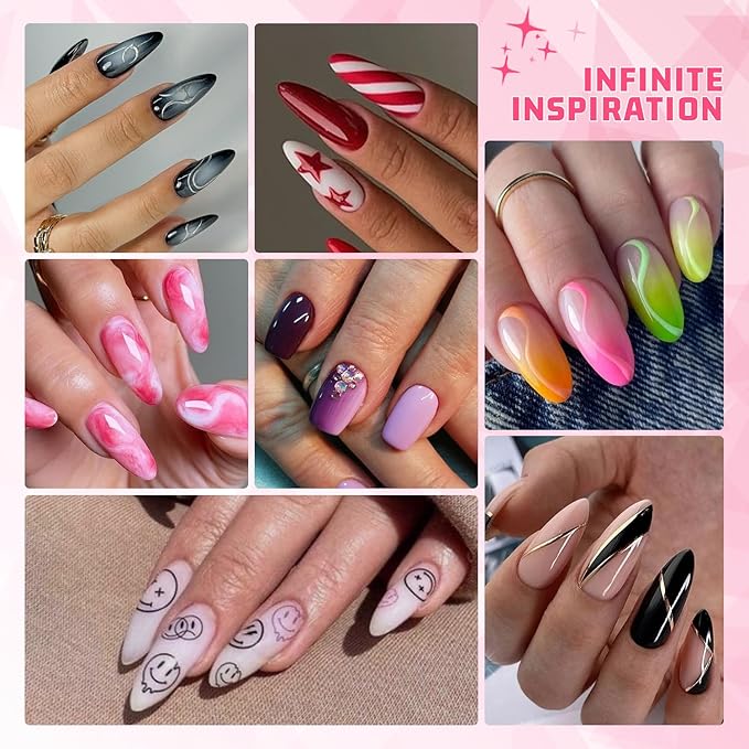 Christmas Gel Polish, 12 Colors Ombre Patting Gel Nail Polish Palette, 100 Sponges 6 Brushes 1Grabber, Blending Color Gradient Painting Nails Art, No Wipe, UV/LED Cured (Set 07)