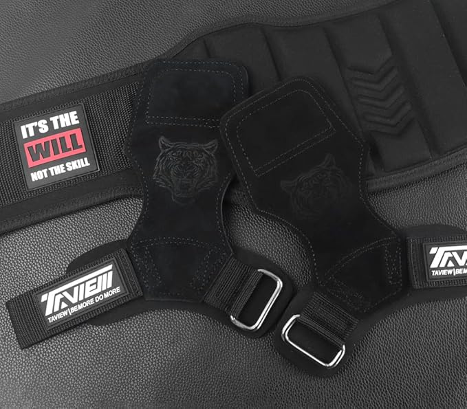 Wrist Straps for Weightlifting for Maximum Grip Support - Lifting Deadlift Strap & Weight Lifting Grips Gloves for Working Out Pull Up Deadlifting & Shrugs