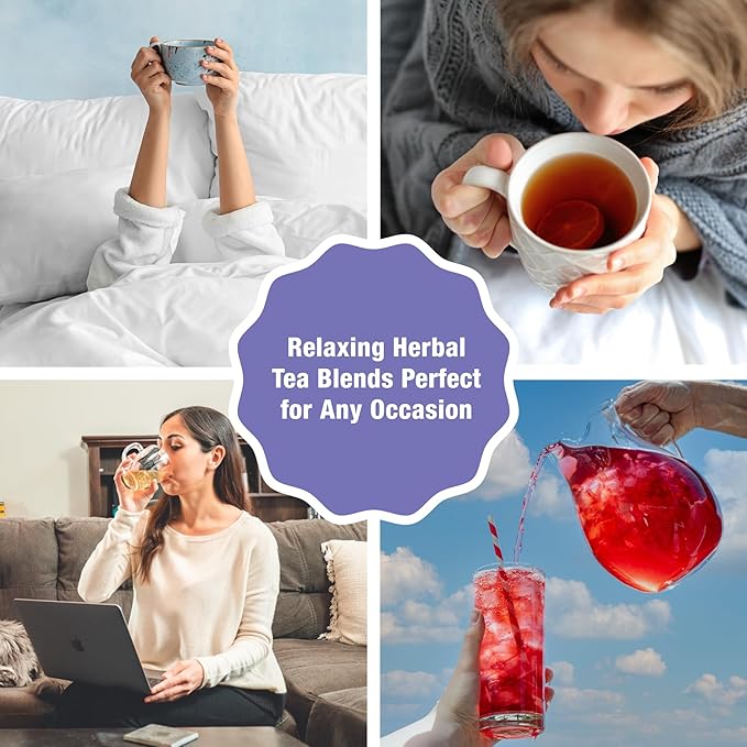 Tiesta Tea - Palm Beach Punch, Loose Leaf, Fruit Punch Herbal Tea, Caffeine-Free Tropical Blend with Apple, Carrots & Orange, Brew Hot or Iced, 4oz Refillable Tin, 50 Cups