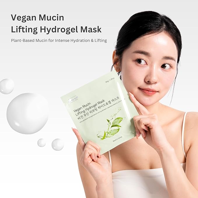Hydrogel Collagen Korean Face Mask Luxury Skin Care 2 EA (VeganMucin)