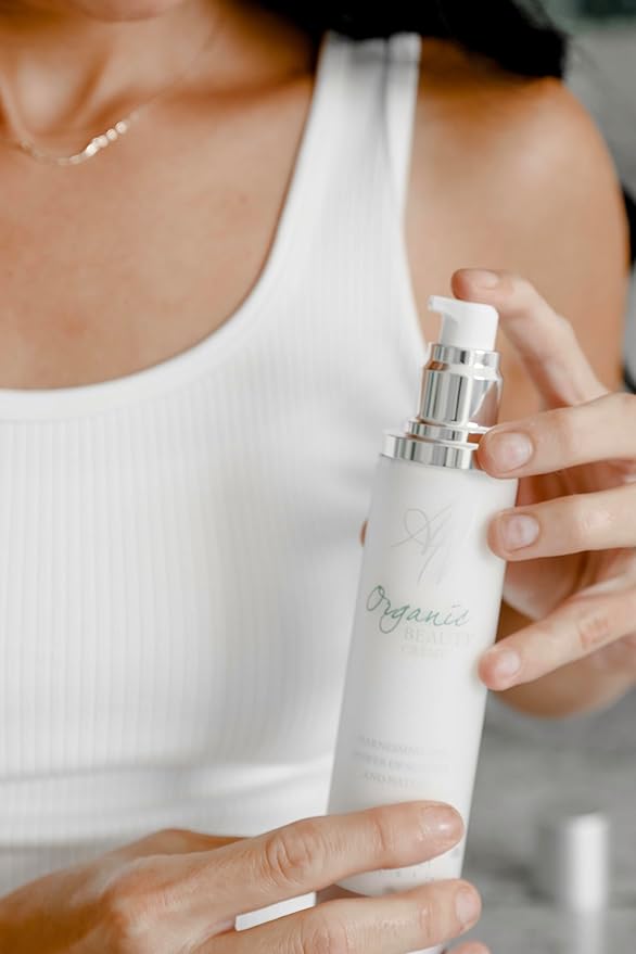 Absolutely Natural - Organic Beauty Cream 4oz with Anti-Aging Antioxidants and Essential Fatty Acids Plant Based Made in USA