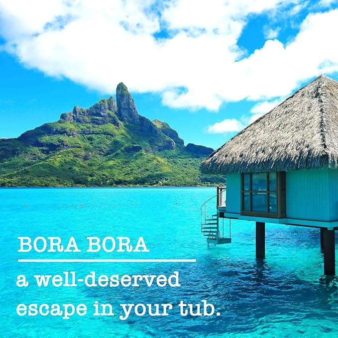 Hallu Bora Bora Geode Bath Bomb, Pack of 6.