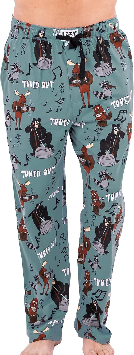 Lazy One Funny Ocean Pajama Pants For Men, Men's Separate Bottoms, Lounge Pants, Fishing PJs