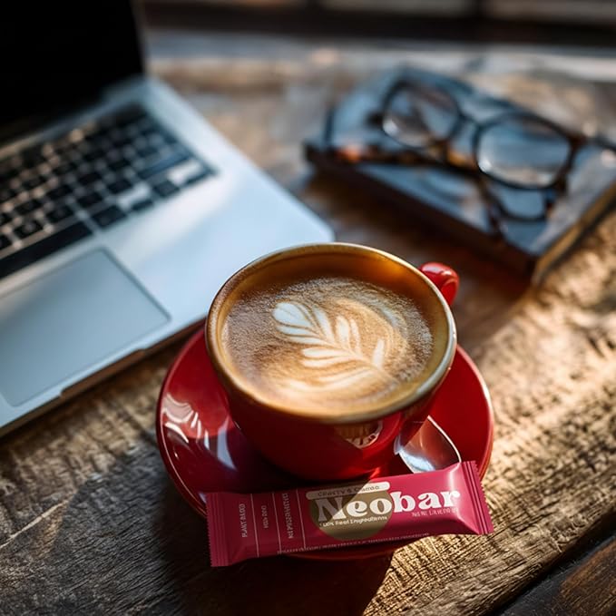 NEOBAR Fruit and Nut Bars - Plant-Based Vegan Snack Bars, Gluten Free Dairy Free Snacks, No Added Sugar, No Preservatives, Non-GMO | Cherry & Cacao,12 Count